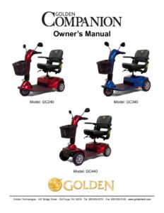 golden power chair manual