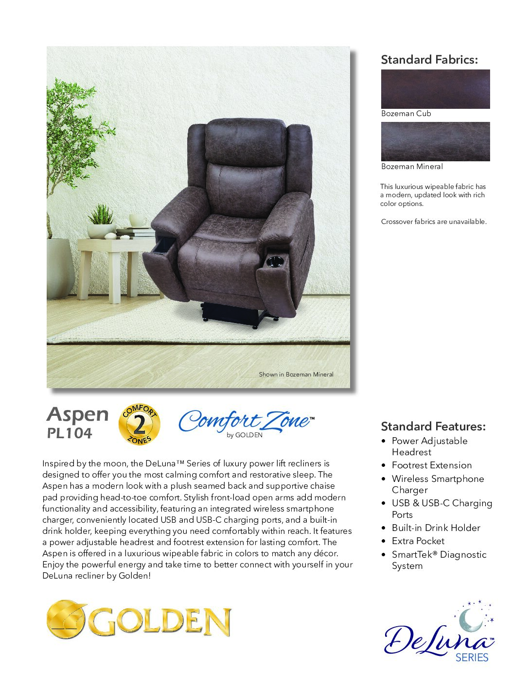 Aspen (PL104) Sell Sheet