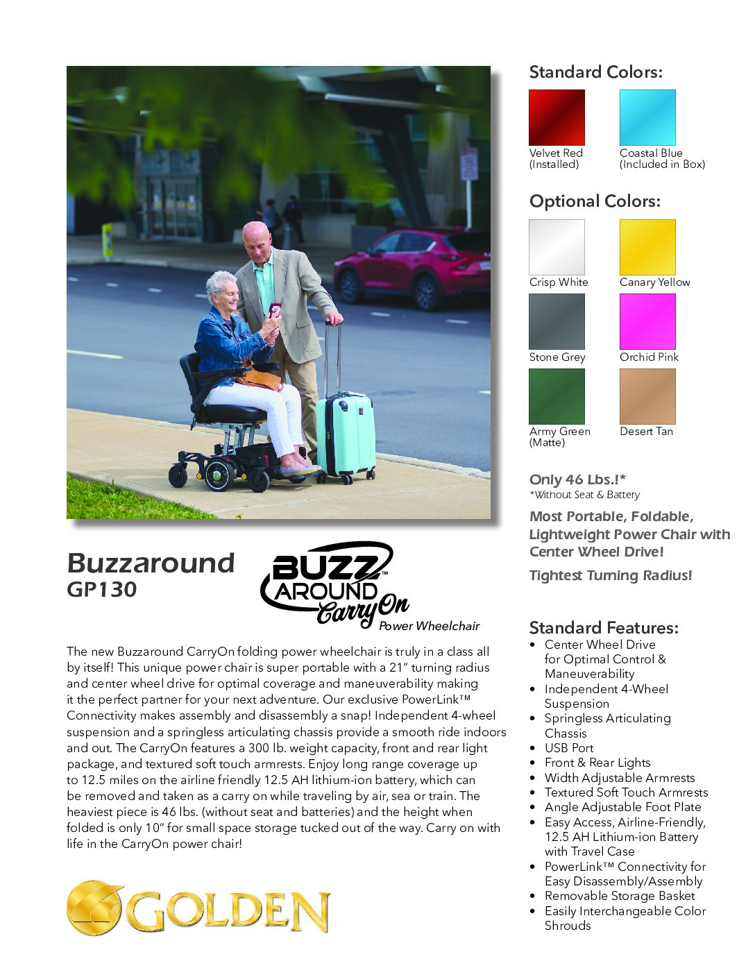 BuzzAround Carry On PC (GP130) Sell Sheet