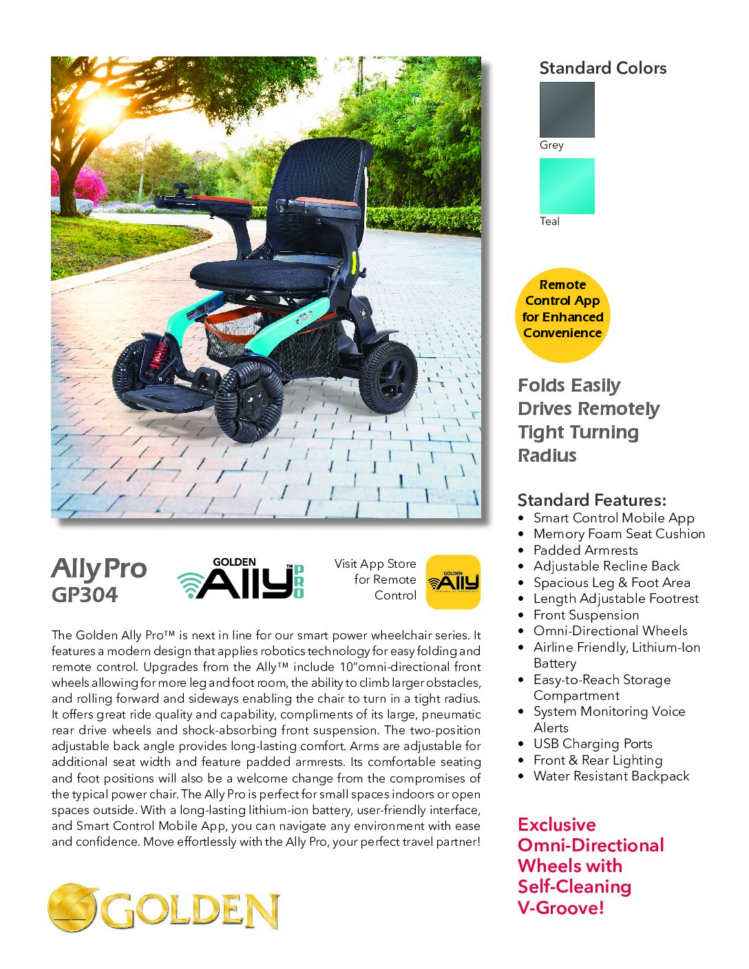 Golden Ally™ Pro (GP304) Sell Sheet