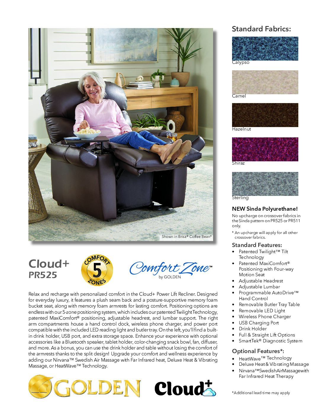 Cloud+ with Twilight (PR525) Sell Sheet