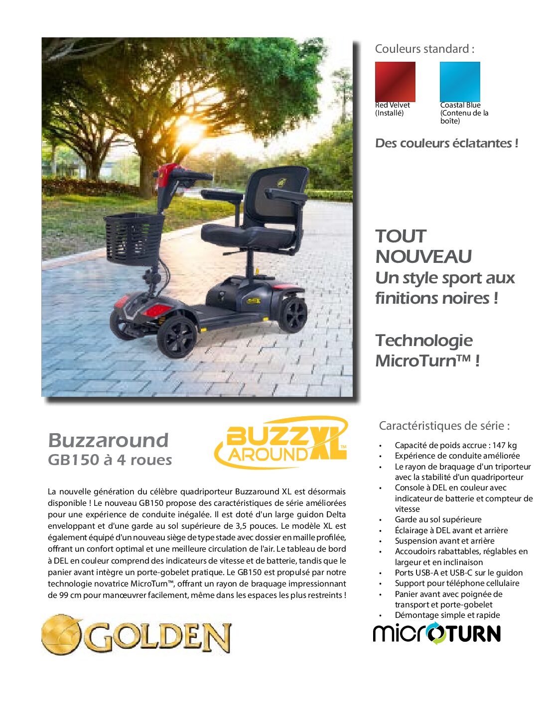 Buzzaround XL (GB150) Sell Sheet – FR